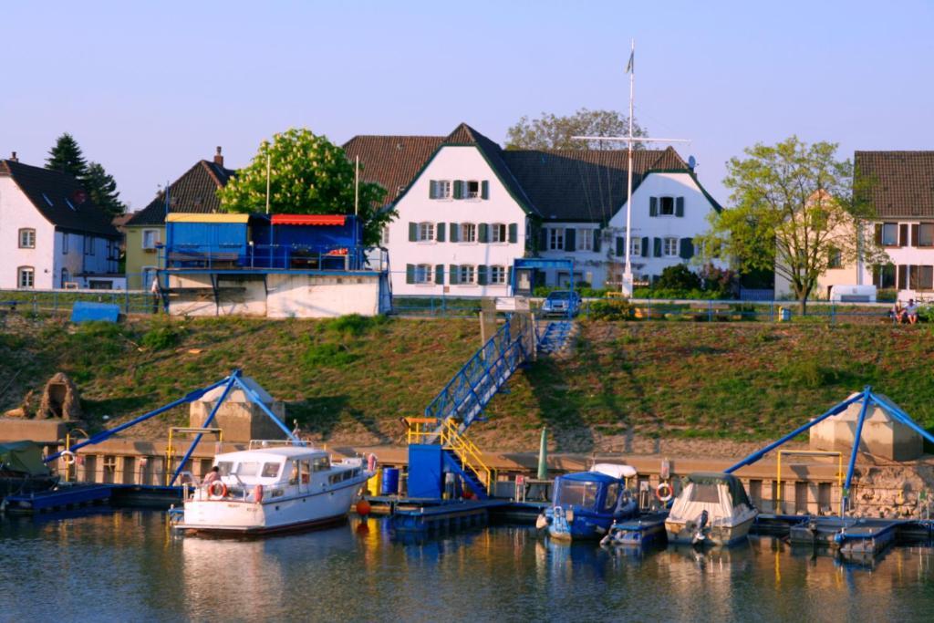 Rhein River Guesthouse - Direkt Am Rhein Leverkusen Exterior foto